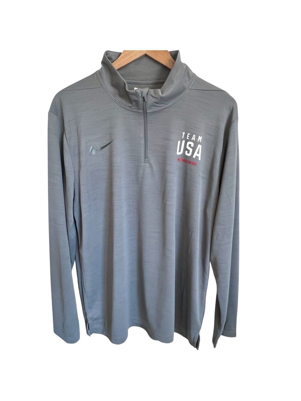 Team USA 2026 Winter Olympics Large Quarter Zip Top Men's Large NWT Milano Nike